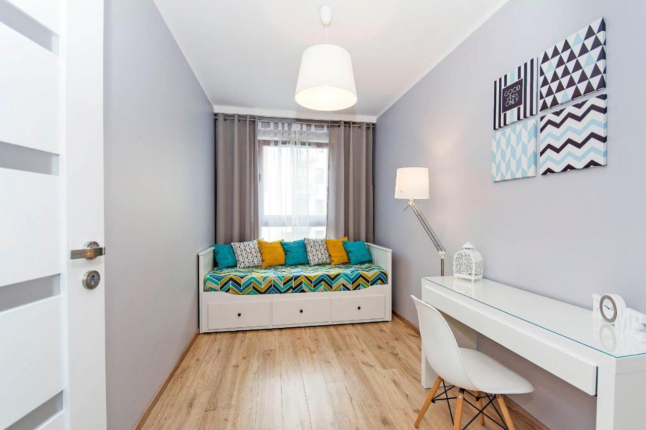 Stylish Apartment Oldtown Riverview Balcony Gdansk Exterior photo